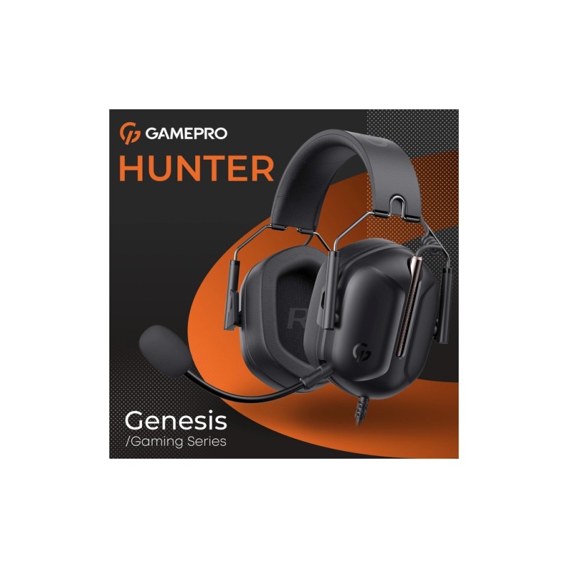 Наушники GamePro Genesis Hunter Black (HS1350B)