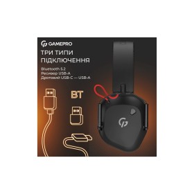 Наушники GamePro Genesis Mercury Pro 3-Mode Black (HSW120B)