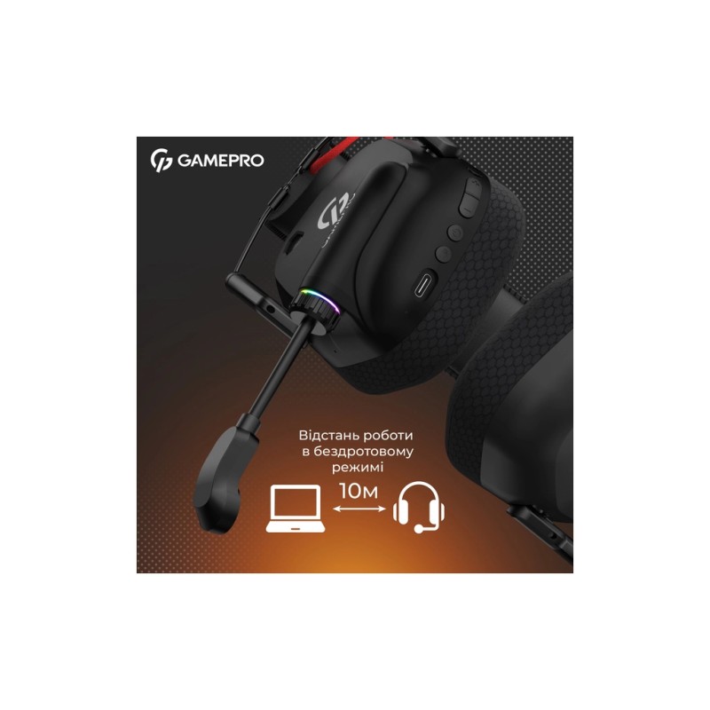 Наушники GamePro Genesis Mercury Pro 3-Mode Black (HSW120B)