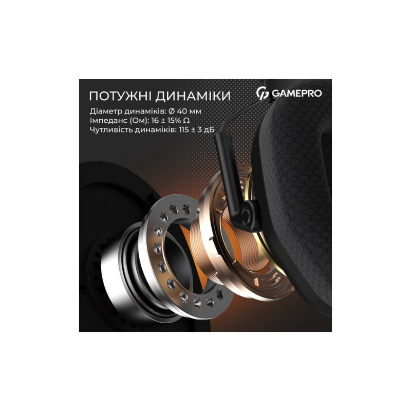 Наушники GamePro Genesis Mercury Pro 3-Mode Black (HSW120B)