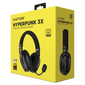 Наушники Hator Hyperpunk 3X Wireless Black (ESH14)
