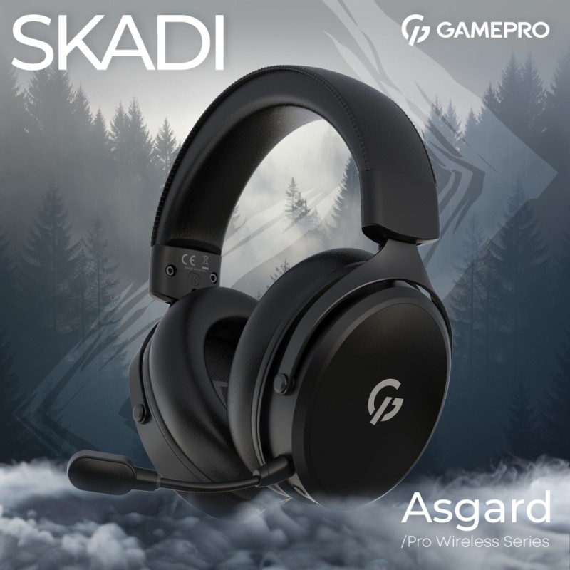 Наушники GamePro Asgard Skadi Wireless Black (HSW191B)