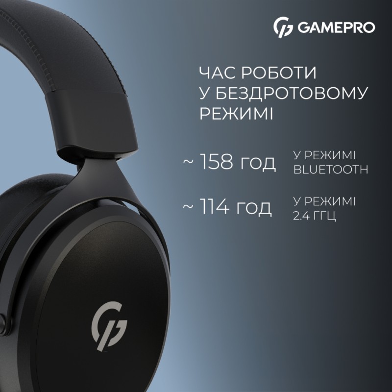 Наушники GamePro Asgard Skadi Wireless Black (HSW191B)