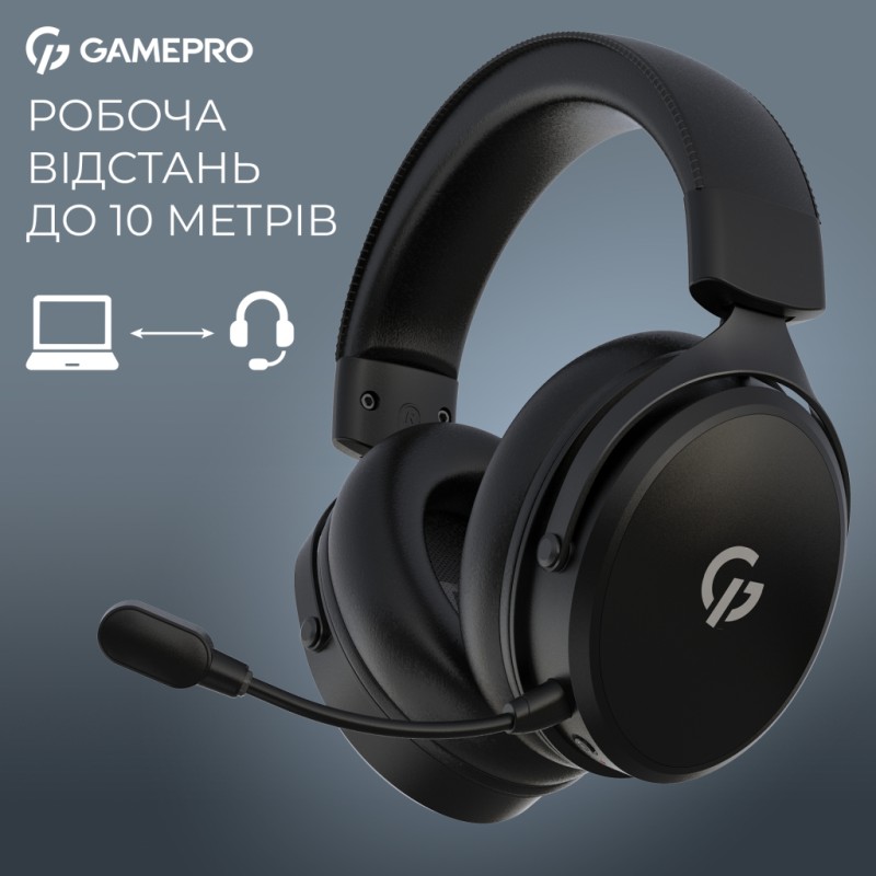 Наушники GamePro Asgard Skadi Wireless Black (HSW191B)