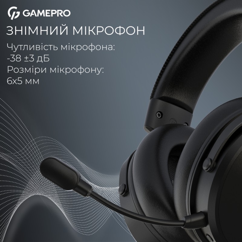 Наушники GamePro Asgard Skadi Wireless Black (HSW191B)