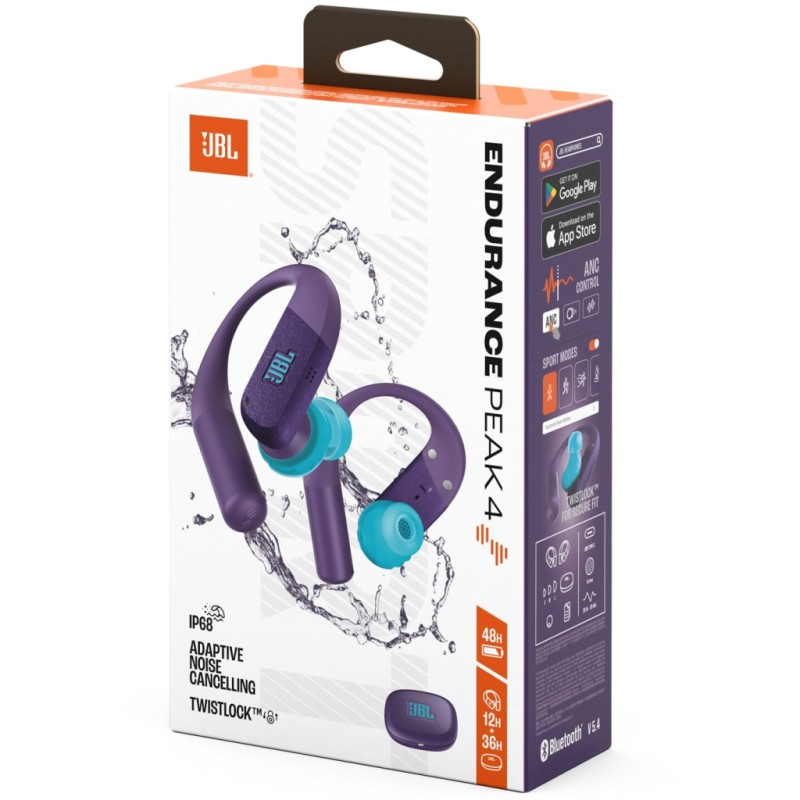 Навушники JBL Endurance Peak 4 Purple (JBLENDUPEAK4PUR)