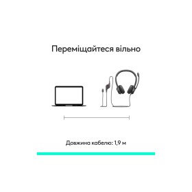 Наушники Logitech H390 USB-C Midnight Black (981-001576)