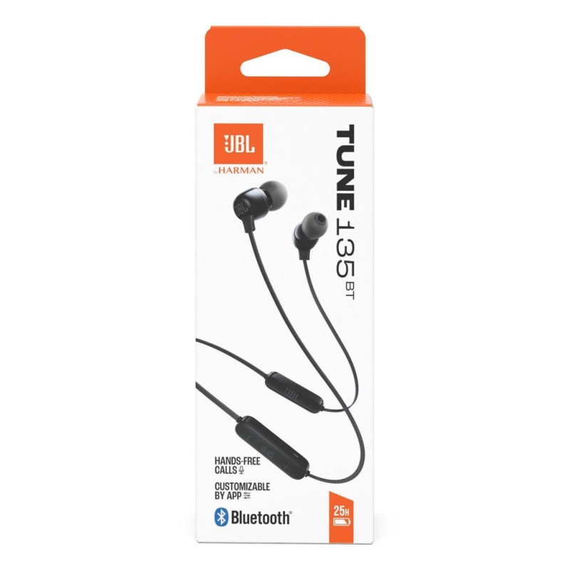 Наушники JBL Tune 135BT Black (JBLT135BTBLK)