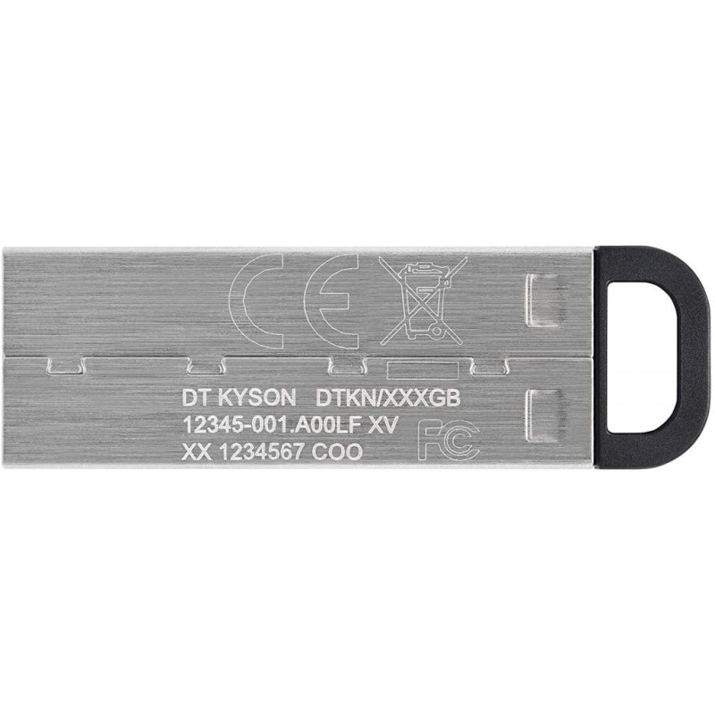 USB флеш накопичувач Kingston 256GB DT Kyson Silver/Black USB 3.2 (DTKN/256GB)