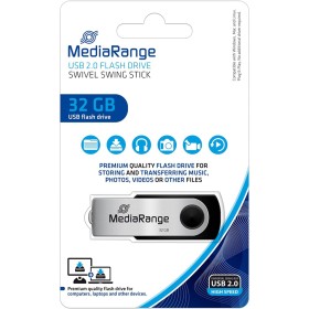 USB флеш накопитель Mediarange 32GB Black/Silver USB 2.0 (MR911)