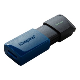 USB флеш накопитель Kingston 2x64GB DataTraveler Exodia M Black/Blue USB 3.2
