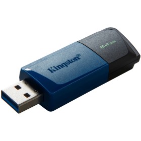 USB флеш накопитель Kingston 2x64GB DataTraveler Exodia M Black/Blue USB 3.2