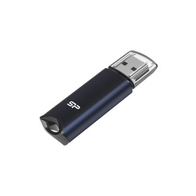 USB флеш накопитель Silicon Power 64GB Marvel M02 Aluminum Blue USB 3.2