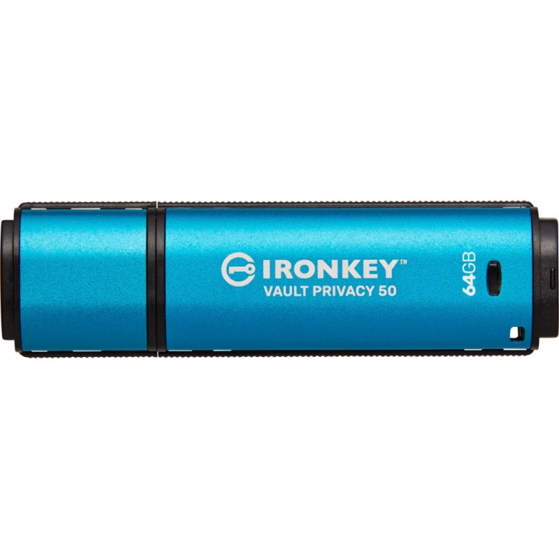 USB флеш накопитель Kingston 64GB IronKey Vault Privacy 50 Blue USB 3.2 (IKVP50/64GB)