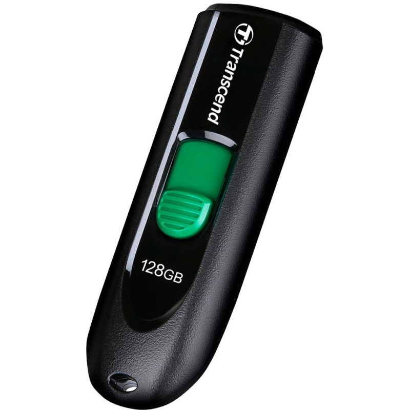 USB флеш накопичувач Transcend 128GB JetFlash 790C Black USB 3.1 Type C (TS128GJF790C)