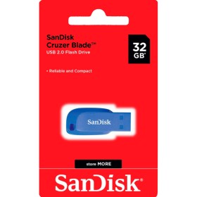 USB флеш накопитель SanDisk 32GB Cruzer Blade Electric Blue USB 2.0