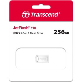 USB флеш накопитель Transcend 256GB JetFlash 710 Silver USB 3.1 (TS256GJF710S)