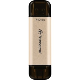 USB флеш накопитель Transcend 512GB JetFlash 930C Gold-Black USB 3.2/Type-C