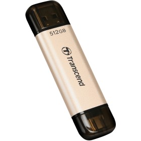 USB флеш накопитель Transcend 512GB JetFlash 930C Gold-Black USB 3.2/Type-C