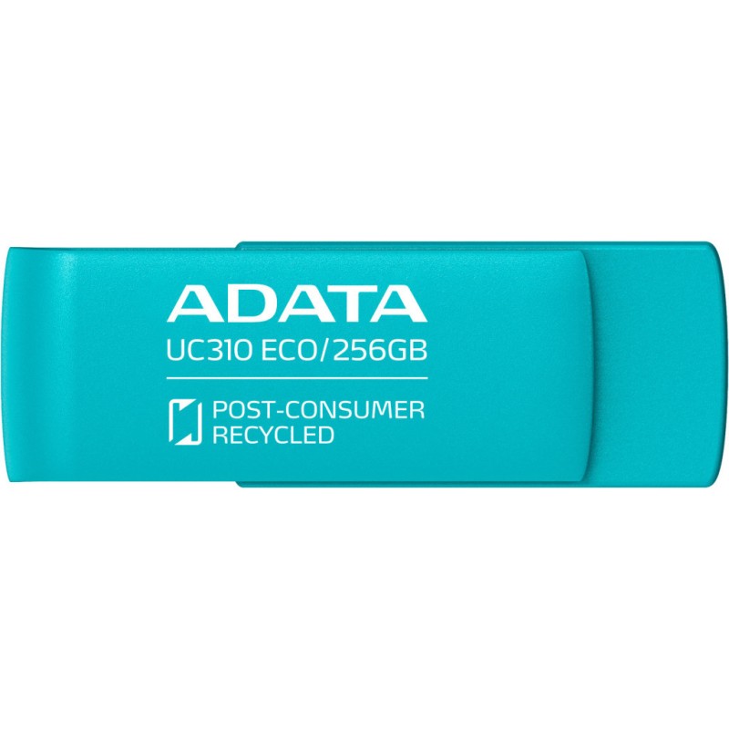 USB флеш накопитель ADATA 256GB UC310 Eco Green USB 3.2 (UC310E-256G-RGN)