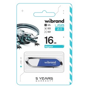 USB флеш накопитель Wibrand 16GB Aligator Blue USB 2.0 (WI2.0/AL16U7U)