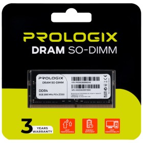 Модуль памяти для ноутбука SoDIMM DDR4 8GB 2666 MHz Prologix (PRO8GB2666D4S)