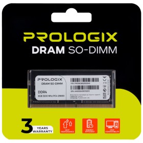 Модуль памяти для ноутбука SoDIMM DDR4 8GB 3200 MHz Prologix (PRO8GB3200D4S)