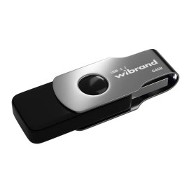 USB флеш накопитель Wibrand 64GB Lizard Black USB 3.2 Gen 1 (USB 3.0) (WI3.2/LI64P9B)