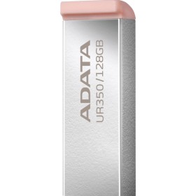 USB флеш накопитель ADATA 128GB UR350 Silver/Beige USB 3.2 (UR350-128G-RSR/BG)
