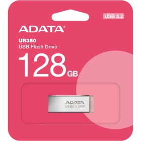USB флеш накопитель ADATA 128GB UR350 Silver/Beige USB 3.2 (UR350-128G-RSR/BG)