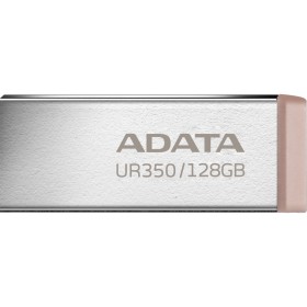 USB флеш накопитель ADATA 128GB UR350 Silver/Beige USB 3.2 (UR350-128G-RSR/BG)