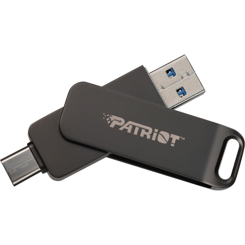 USB флеш накопитель Patriot 1TB Rage R550 Matte Black USB 3.2/Type-C (PE1TR550DSAD)
