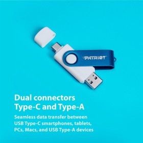 USB флеш накопитель Patriot 64GB Xporter X550 USB 3.2/Type-C (PS64GX550AAD)