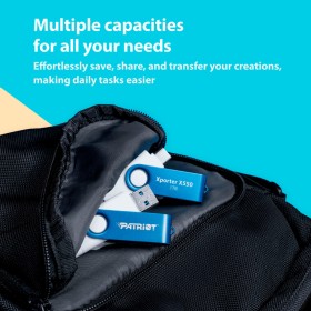 USB флеш накопитель Patriot 64GB Xporter X550 USB 3.2/Type-C (PS64GX550AAD)