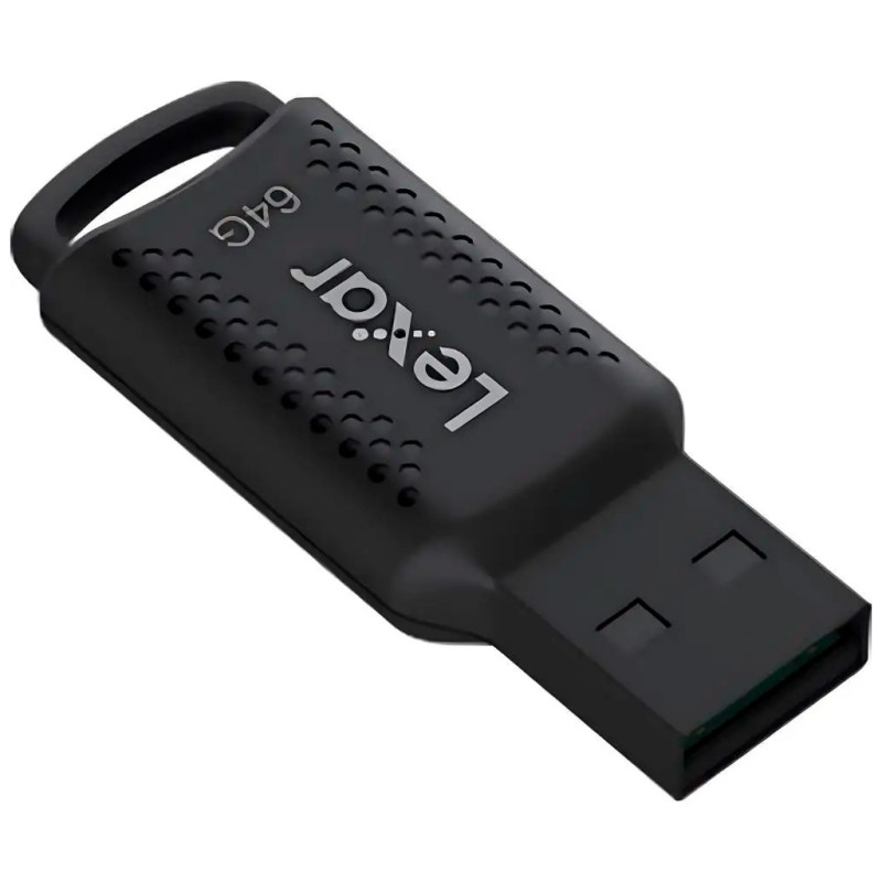 USB флеш накопичувач Lexar 64GB JumpDrive V400 Black USB 3.0 (LJDV400064G-BNBNG)