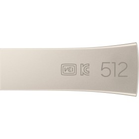 USB флеш накопитель Samsung 512GB Bar Plus Champagne Silver USB 3.2 (MUF-512BE3/APC)