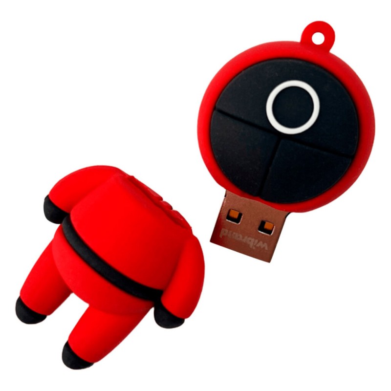 USB флеш накопичувач Wibrand 16GB Squid Game Red USB 2.0 (WI2.0/SG16R)