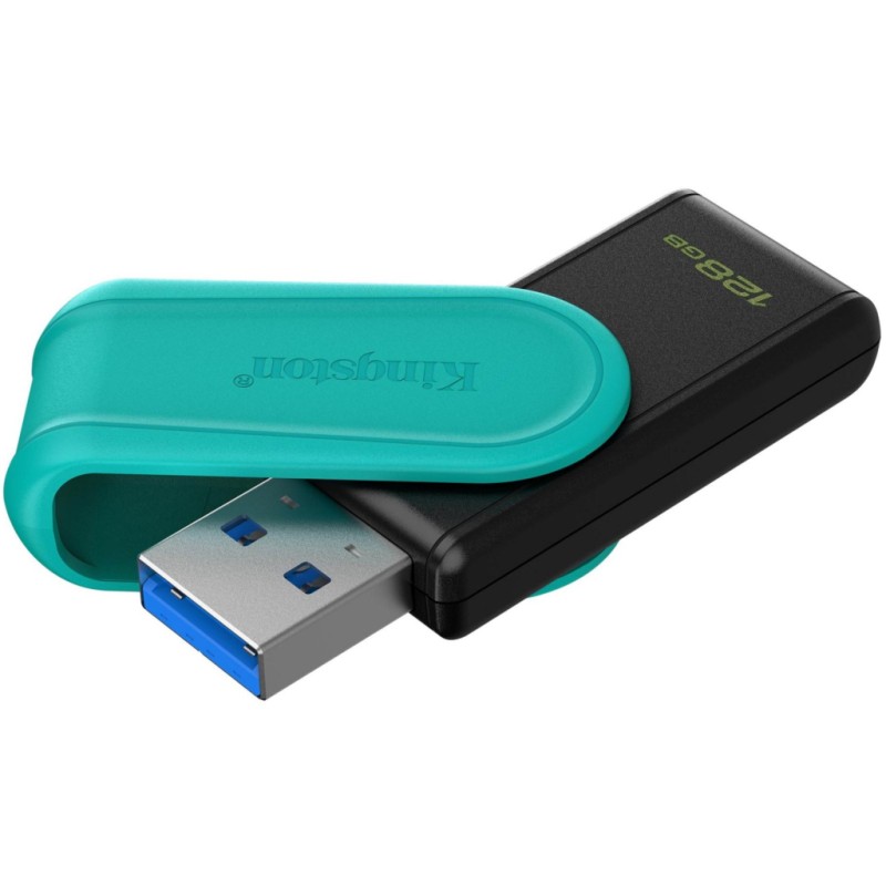 USB флеш накопитель Kingston 128GB DataTraveler Exodia S Black/Turquoise USB 3.2 (DTXS/128GB)