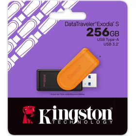 USB флеш накопитель Kingston 256GB DataTraveler Exodia S Black/Orange USB 3.2