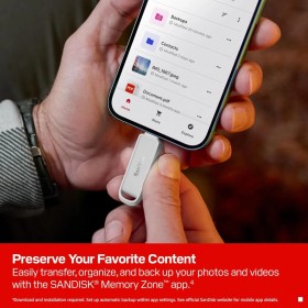 USB флеш накопитель SanDisk 128GB Phone Drive Arctic White Type-C USB 3.2 (SDIXS0N-128G-GN6NE)
