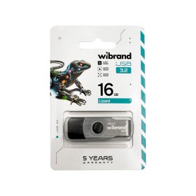 USB флеш накопитель Wibrand 16GB Lizard Black USB 3.2 (WI3.2/LI16P9B)