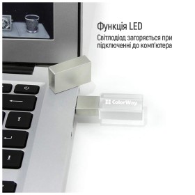 USB флеш накопитель ColorWay 64GB ColorWay Crystal USB 3.0 (CW-USBCL64)