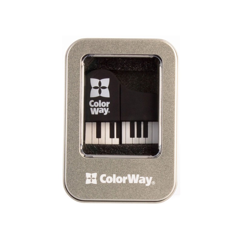 USB флеш накопитель ColorWay Piano 32 GB 3.0 Black (CW-USBPO32)