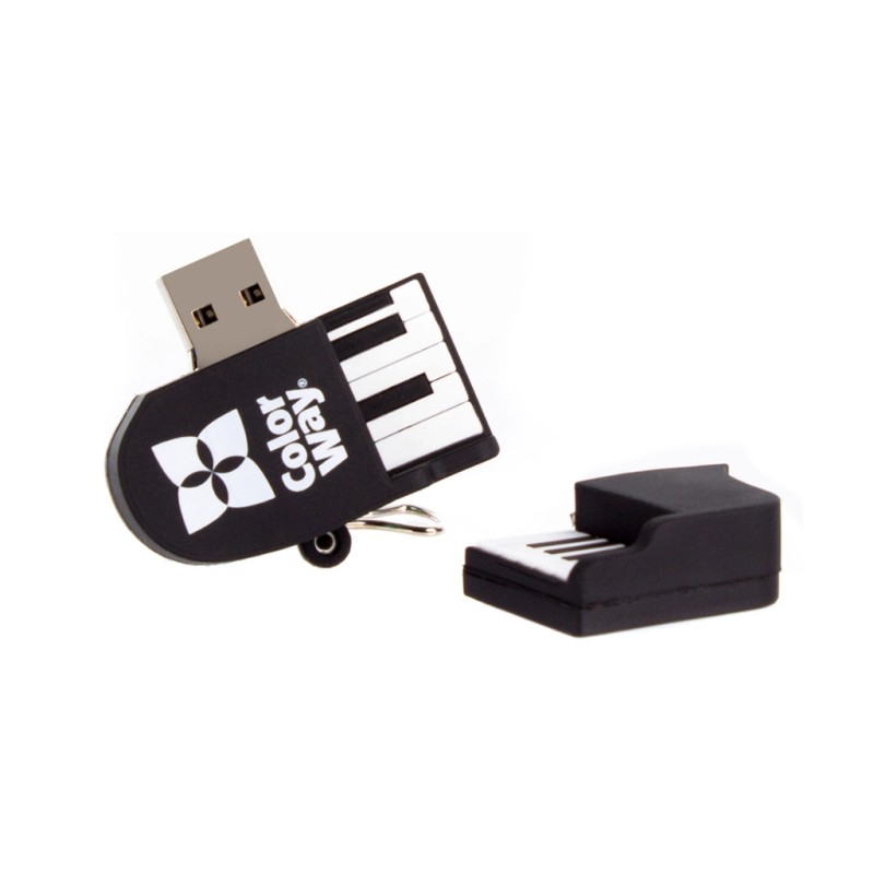 USB флеш накопитель ColorWay Piano 64 GB 3.0 Black (CW-USBPO64)