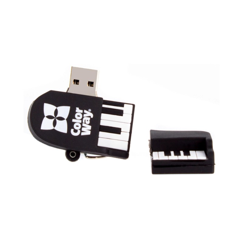USB флеш накопитель ColorWay Piano 64 GB 3.0 Black (CW-USBPO64)
