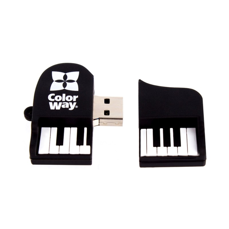 USB флеш накопитель ColorWay Piano 64 GB 3.0 Black (CW-USBPO64)