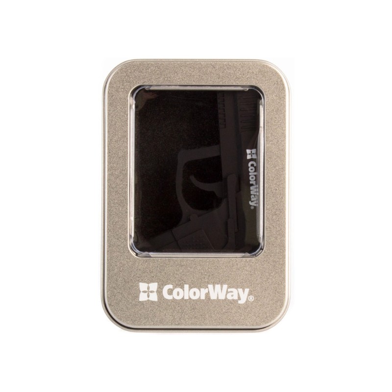USB флеш накопитель ColorWay Pistol 64 GB 3.0 Black (CW-USBPL64)