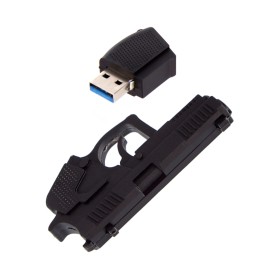 USB флеш накопитель ColorWay Pistol 64 GB 3.0 Black (CW-USBPL64)