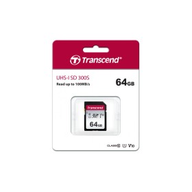 Карта памяти Transcend 64GB SDXC class 10 UHS-I U1 V10 (TS64GSDC300S)