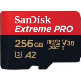 Карта памяти SanDisk 256 GB microSDXC UHS-I U3 Extreme Pro+SD Adapter